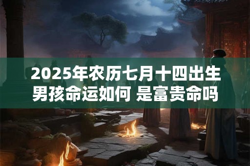 2025年农历七月十四出生男孩命运如何 是富贵命吗
