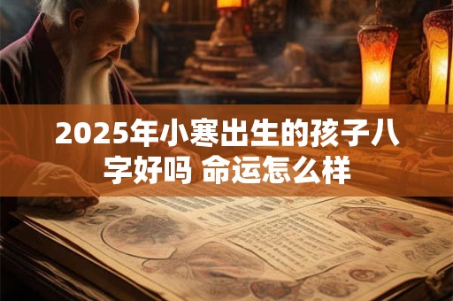 2025年小寒出生的孩子八字好吗 命运怎么样