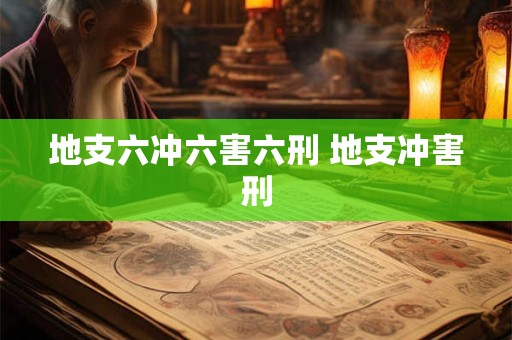 地支六冲六害六刑 地支冲害刑