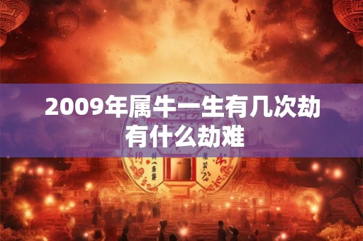 2009年属牛一生有几次劫 有什么劫难
