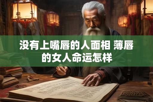 没有上嘴唇的人面相 薄唇的女人命运怎样