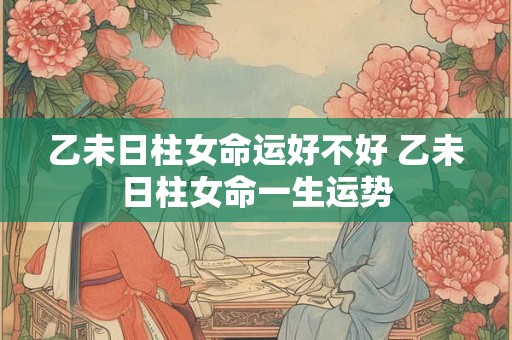 乙未日柱女命运好不好 乙未日柱女命一生运势 乙未日柱女命运好不好 乙未日柱女命一生运势