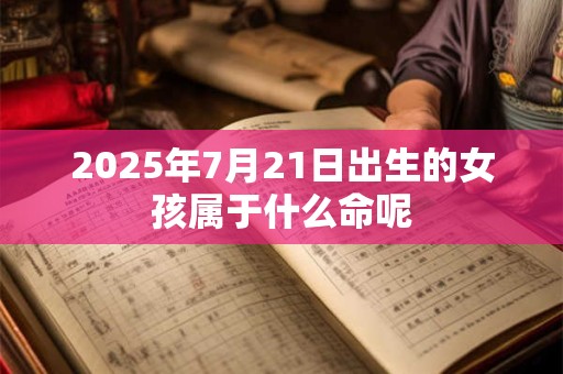 2025年7月21日出生的女孩属于什么命呢