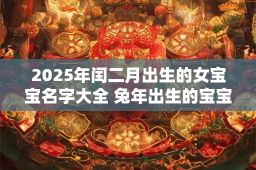 2025年闰二月出生的女宝宝名字大全 兔年出生的宝宝取名宝典