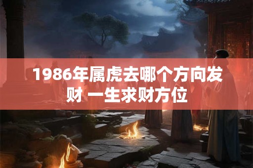 1986年属虎去哪个方向发财 一生求财方位