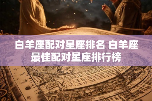 白羊座配对星座排名 白羊座最佳配对星座排行榜
