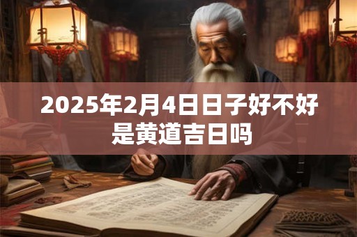 2025年2月4日日子好不好 是黄道吉日吗