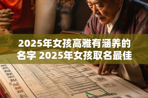 2025年女孩高雅有涵养的名字 2025年女孩取名最佳字推荐