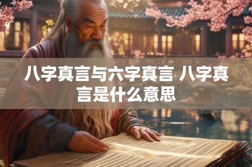 八字真言与六字真言 八字真言是什么意思