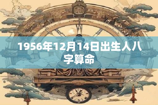 1956年12月14日出生人八字算命