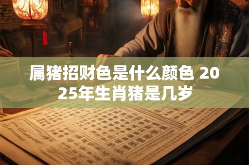 属猪招财色是什么颜色 2025年生肖猪是几岁 属猪招财色是什么颜色 2025年生肖猪是几岁