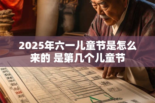 2025年六一儿童节是怎么来的 是第几个儿童节