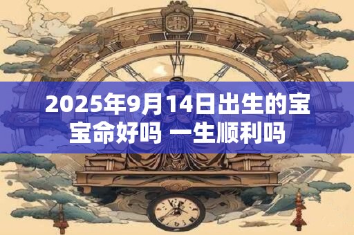 2025年9月14日出生的宝宝命好吗 一生顺利吗