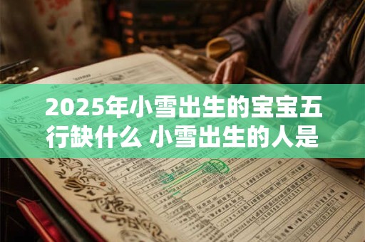 2025年小雪出生的宝宝五行缺什么 小雪出生的人是什么命