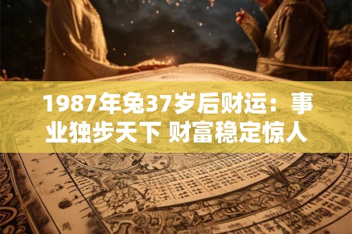 1987年兔37岁后财运：事业独步天下 财富稳定惊人