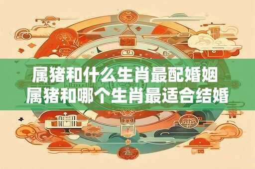 属猪和什么生肖最配婚姻 属猪和哪个生肖最适合结婚