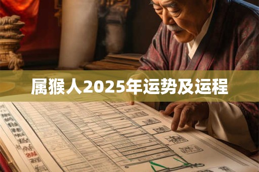 属猴人2025年运势及运程