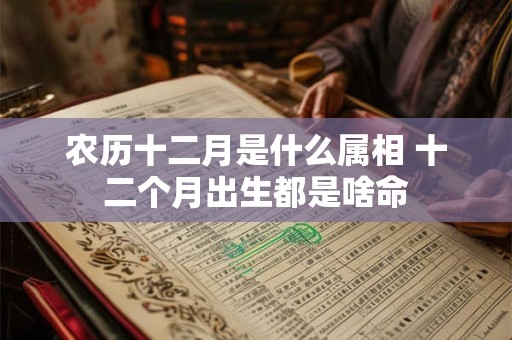 农历十二月是什么属相 十二个月出生都是啥命