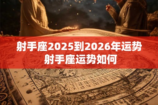 射手座2025到2026年运势 射手座运势如何