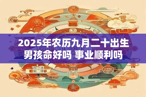 2025年农历九月二十出生男孩命好吗 事业顺利吗