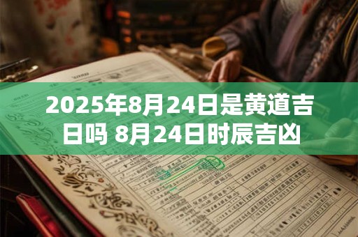 2025年8月24日是黄道吉日吗 8月24日时辰吉凶