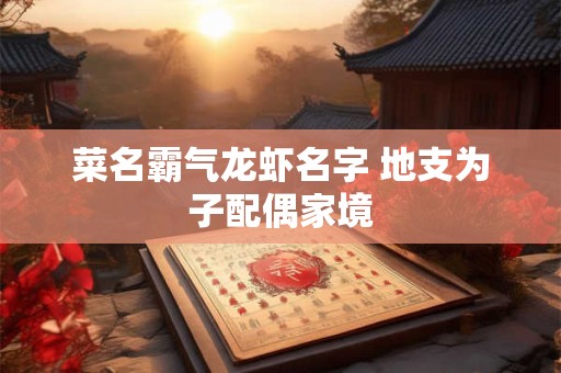 菜名霸气龙虾名字 地支为子配偶家境