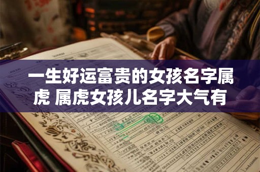 一生好运富贵的女孩名字属虎 属虎女孩儿名字大气有韵味 一生好运富贵的女孩名字属虎 属虎女孩儿名字大气有韵味