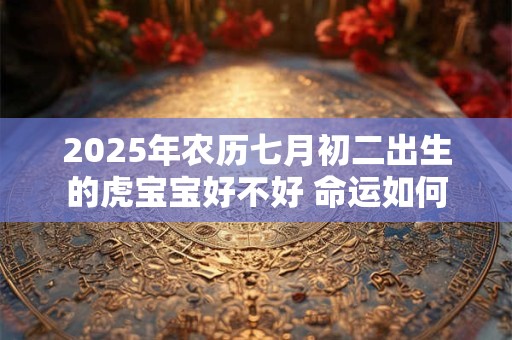 2025年农历七月初二出生的虎宝宝好不好 命运如何