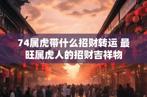 74属虎带什么招财转运 最旺属虎人的招财吉祥物