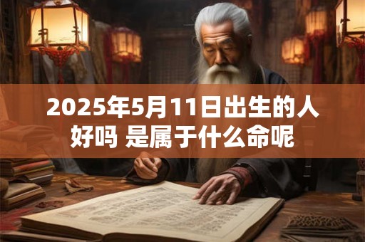2025年5月11日出生的人好吗 是属于什么命呢