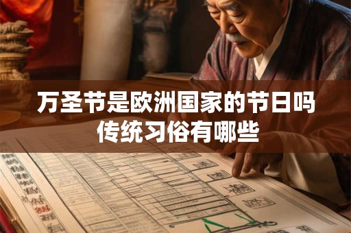 万圣节是欧洲国家的节日吗 传统习俗有哪些