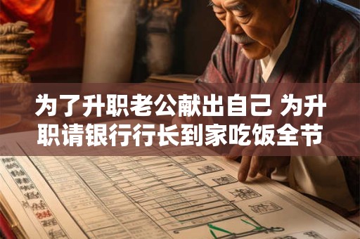 为了升职老公献出自己 为升职请银行行长到家吃饭全节