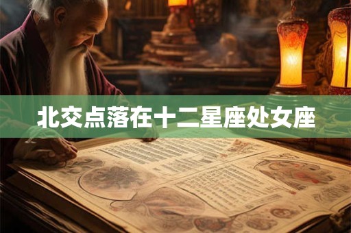 北交点落在十二星座处女座