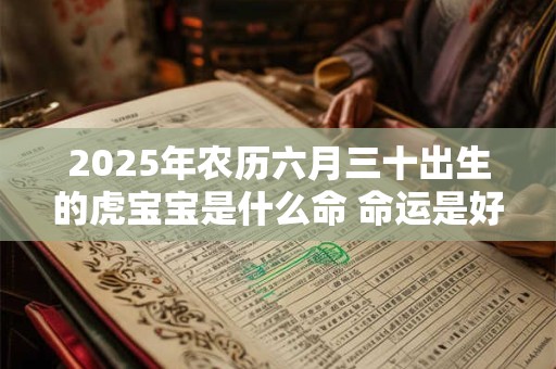 2026年农历六月三十出生的虎宝宝是什么命 命运是好是坏