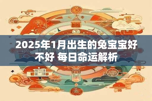 2025年1月出生的兔宝宝好不好 每日命运解析