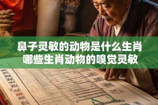 鼻子灵敏的动物是什么生肖 哪些生肖动物的嗅觉灵敏度较高