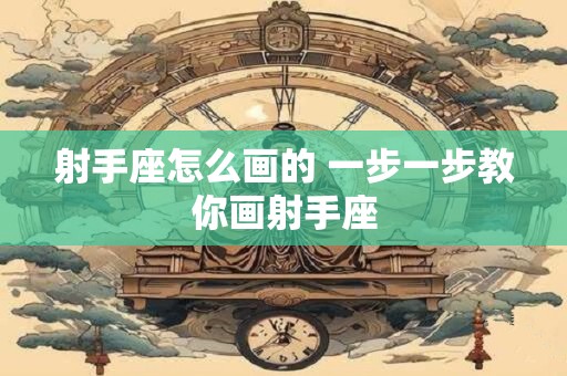 射手座怎么画的 一步一步教你画射手座
