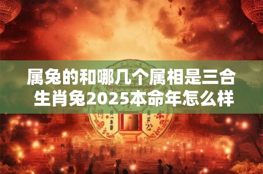 属兔的和哪几个属相是三合 生肖兔2025本命年怎么样