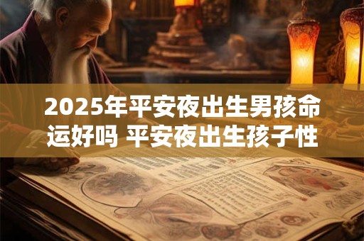 2025年平安夜出生男孩命运好吗 平安夜出生孩子性格怎么样