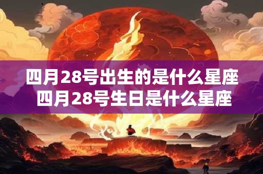 四月28号出生的是什么星座 四月28号生日是什么星座