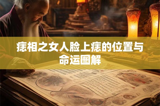 痣相之女人脸上痣的位置与命运图解