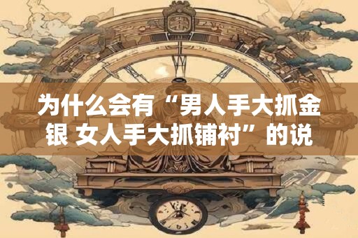 为什么会有“男人手大抓金银 女人手大抓铺衬”的说法