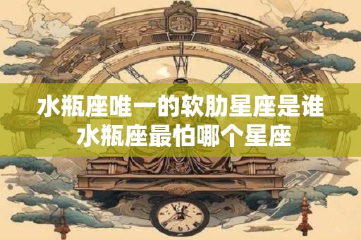 水瓶座唯一的软肋星座是谁 水瓶座最怕哪个星座