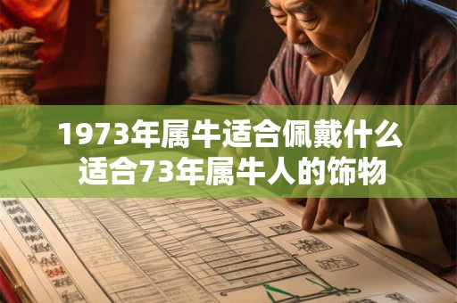 1973年属牛适合佩戴什么 适合73年属牛人的饰物