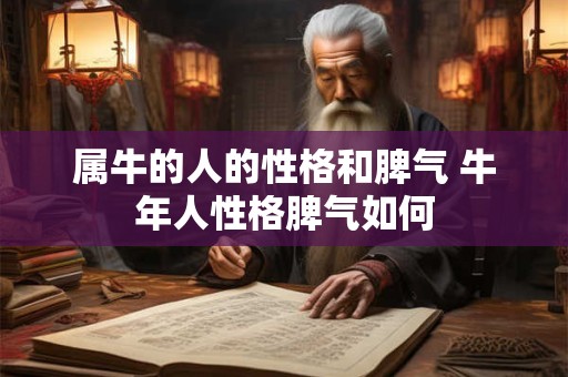 属牛的人的性格和脾气 牛年人性格脾气如何