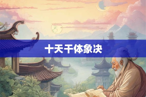 十天干体象决