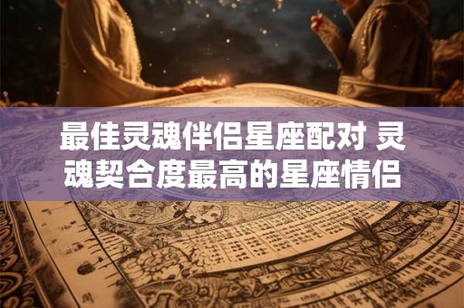 最佳灵魂伴侣星座配对 灵魂契合度最高的星座情侣