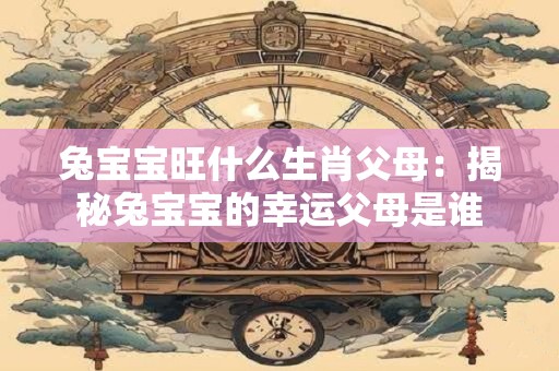 兔宝宝旺什么生肖父母：揭秘兔宝宝的幸运父母是谁