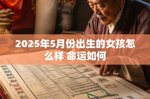 2025年5月份出生的女孩怎么样 命运如何