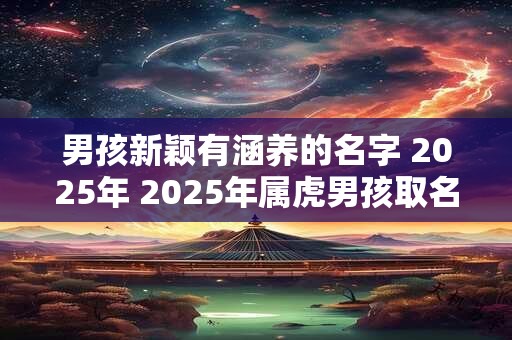 男孩新颖有涵养的名字 2025年 2025年属虎男孩取名最佳字